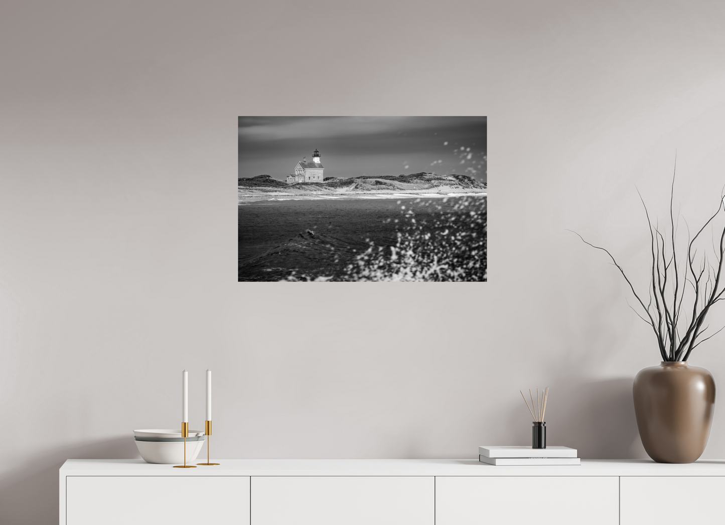 30 x 20″, Metallic Photo Print on Fuji Crystal Pearl North Lighthouse