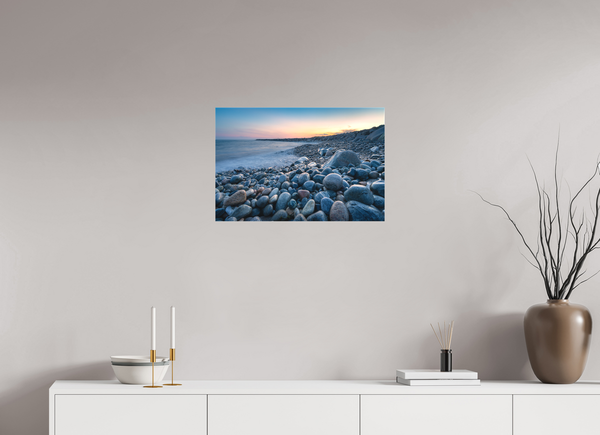 24 x 16″, Matte Canvas Print A Sea of Pebbles at Camp Cronin