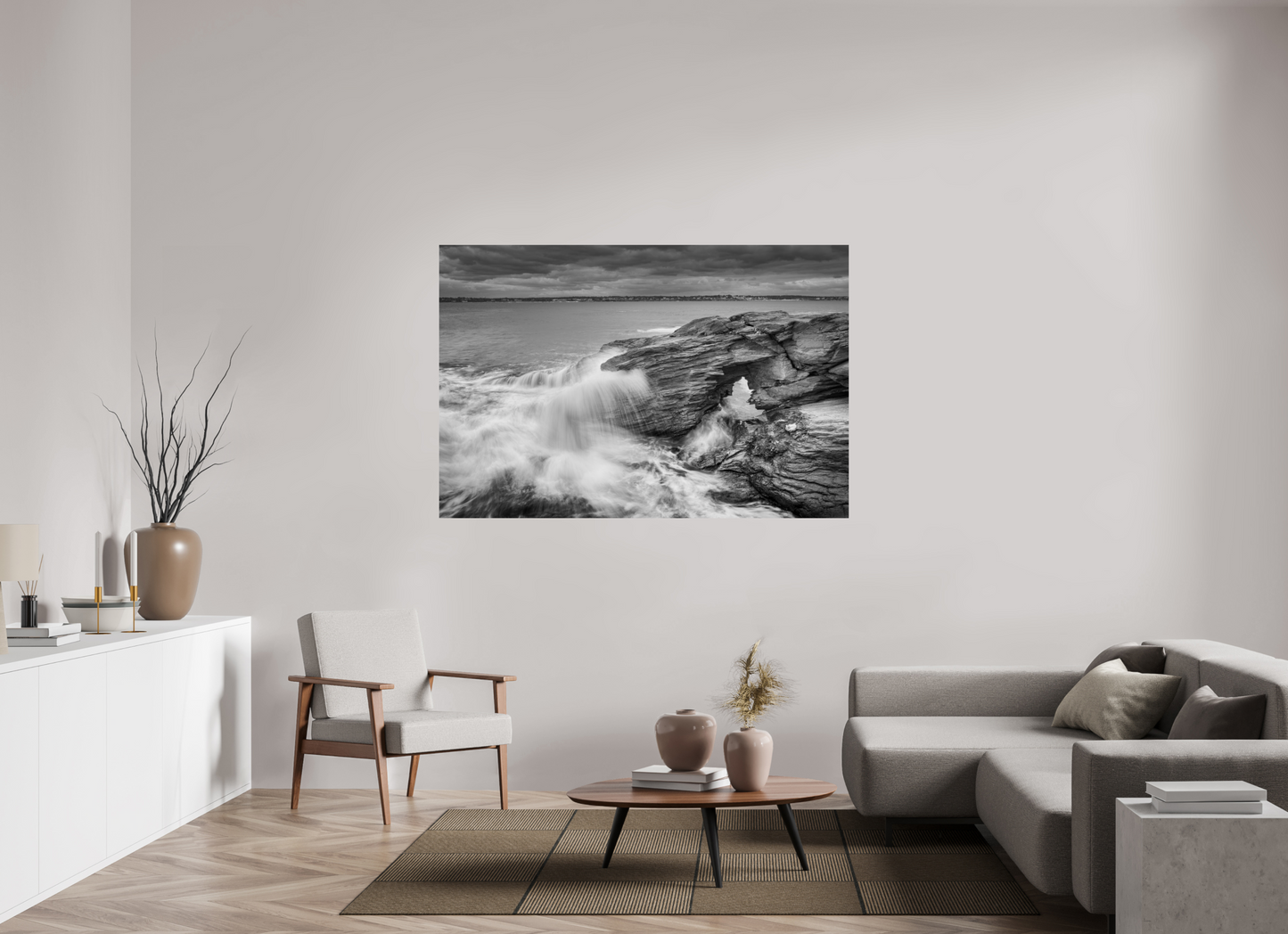 66 x 44″, Photo Print On Fuji Crystal DP II Waves Over Arches