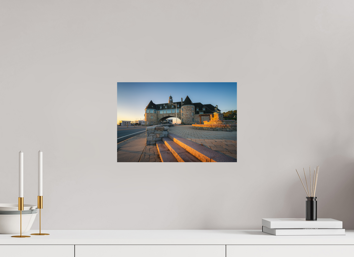 15 x 10″, Premium ChromaLuxe HD Aluminum Metal Print Golden Sunrise at The Towers