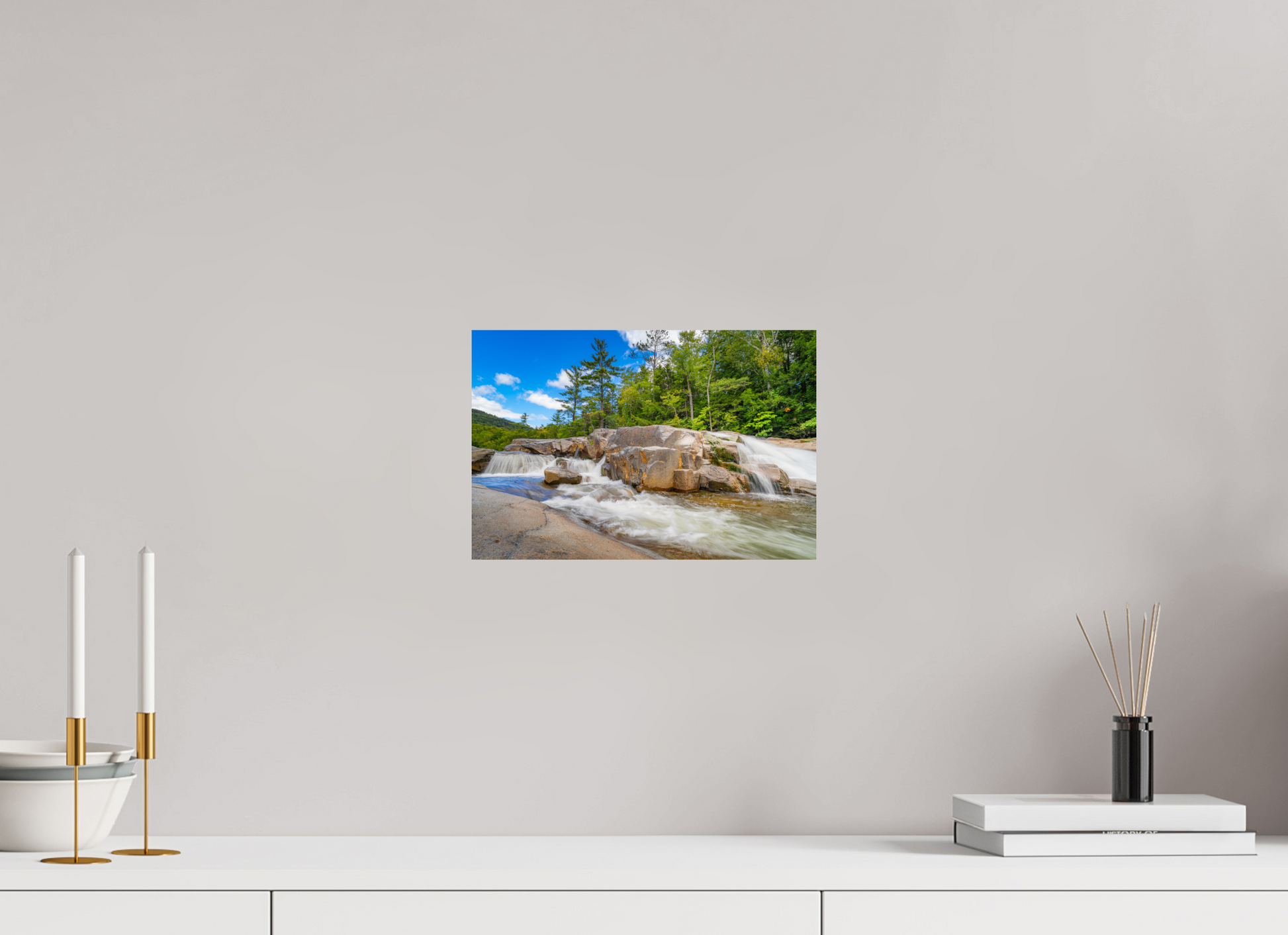 12 x 8″, Photo Print on Fuji Crystal DP II Kancamagus Waterfall