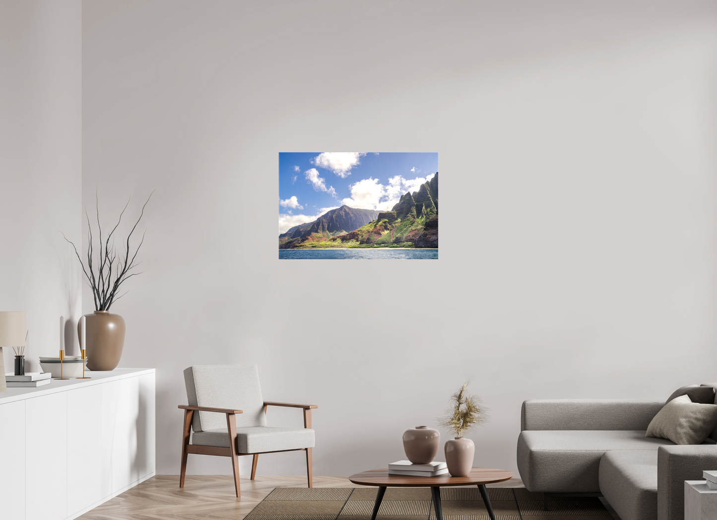 36 x 24″, Matte Canvas Print The Napali Coast