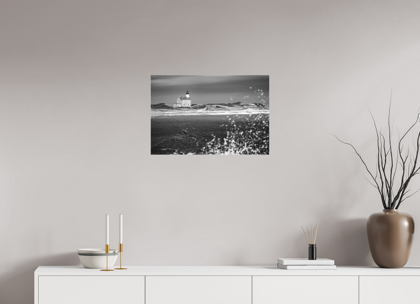 24 x 16″, Matte Canvas Print North Lighthouse