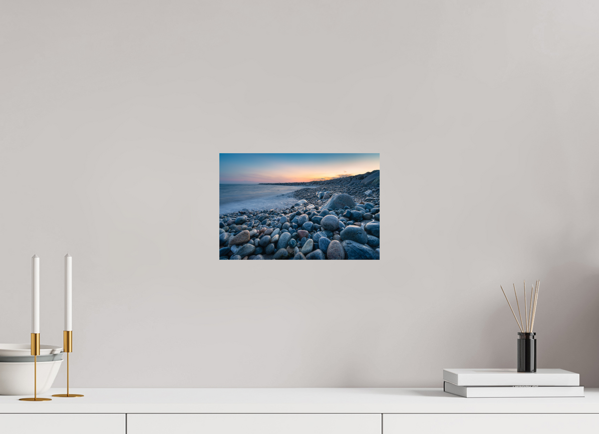 12 x 8″, Premium Photo Print on Fujiflex High Gloss Paper A Sea of Pebbles at Camp Cronin