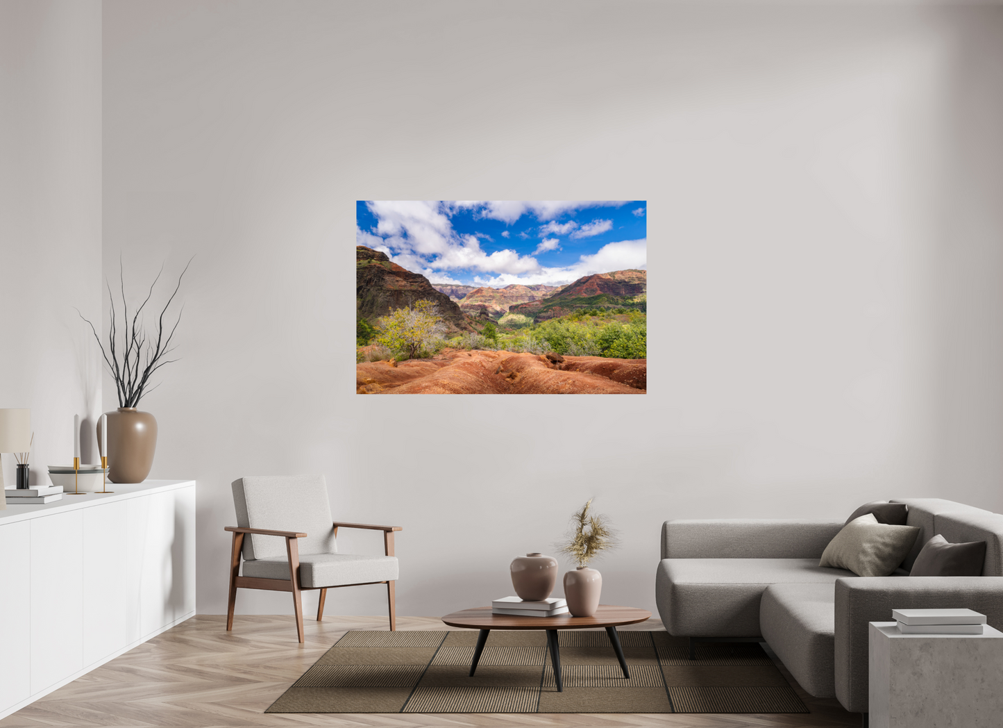 60 x 40″, Photo Print on Fuji Crystal DP II Along the Kukui Trail
