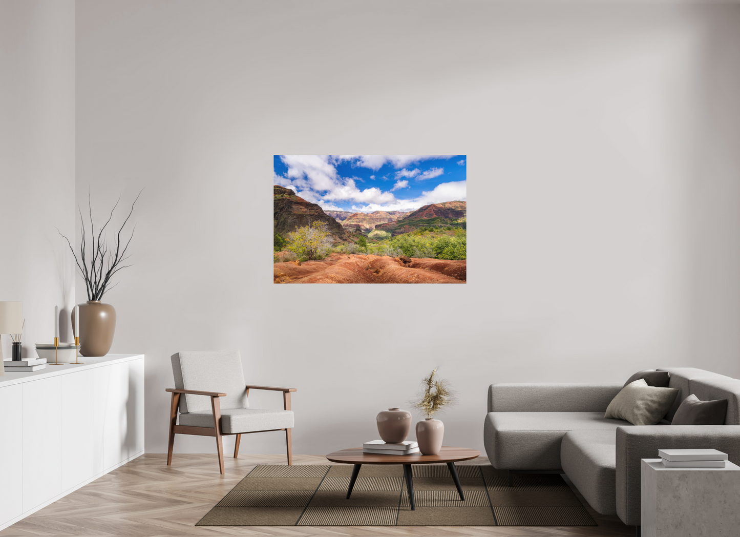 54 x 36″, Matte Photo Print on Fuji Crystal DP II Along the Kukui Trail