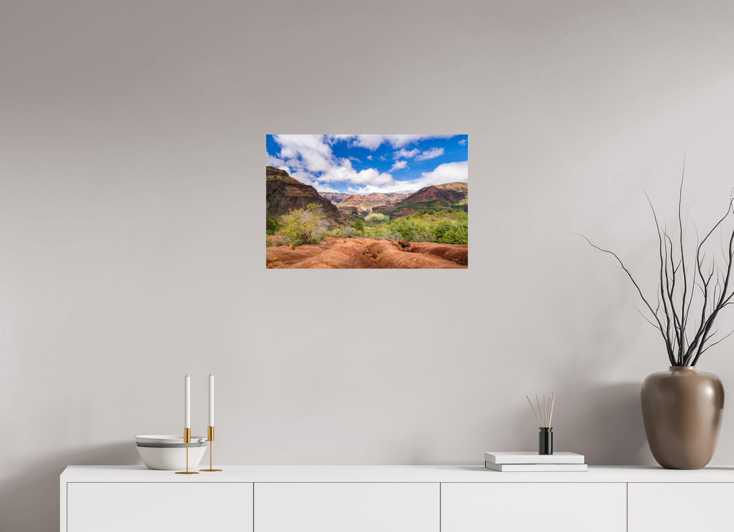24 x 16″, Photo Print on Fujiflex High Gloss Along the Kukui Trail