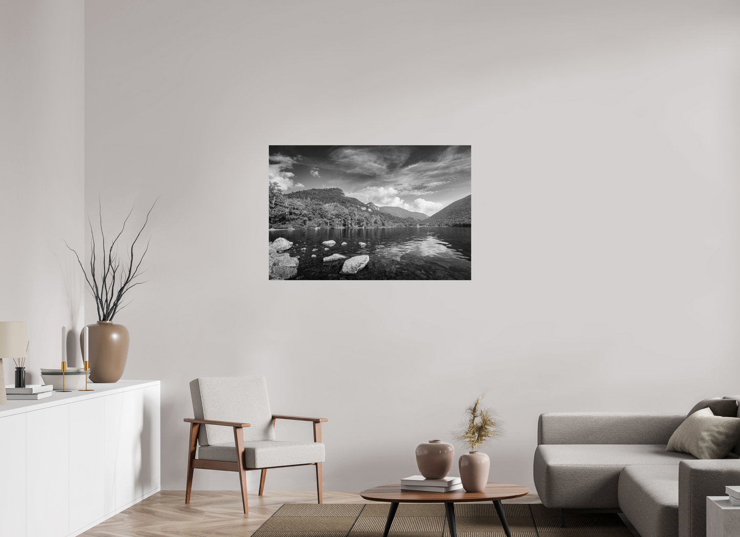 45 x 30″, Photo Print on Fuji Crystal DP II Overlooking Echo Lake
