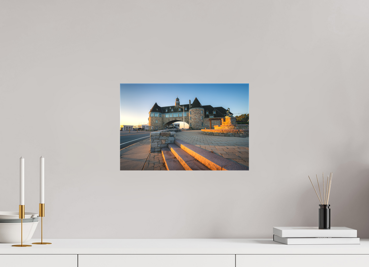 15 x 10″, Matte Canvas Print Golden Sunrise at The Towers
