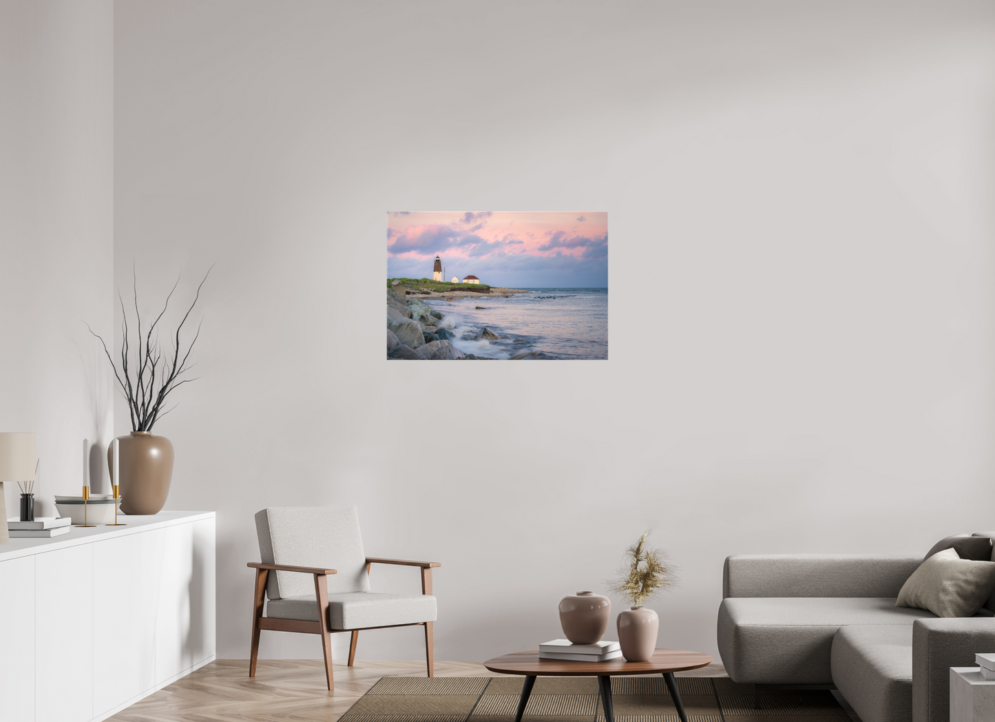 36 x 24″, Matte Canvas Print Quiet Sunset at Camp Cronin