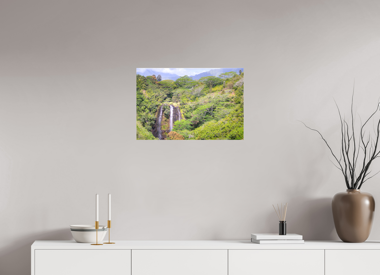 24 x 16″, Matte Canvas Print Opeka Falls