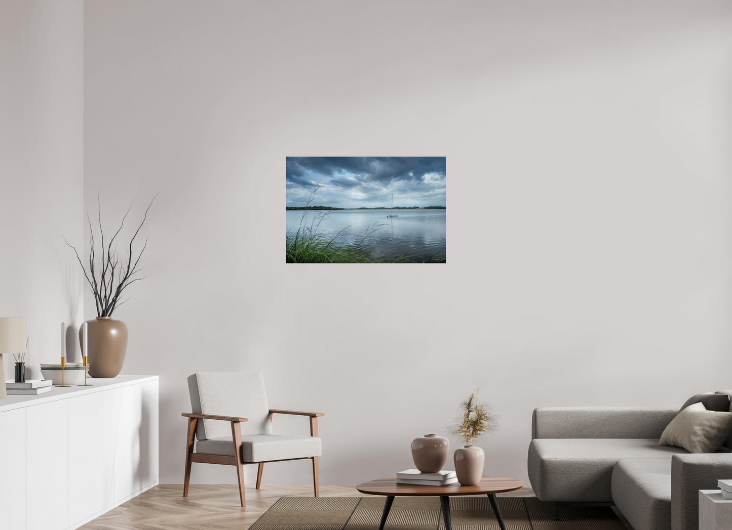 36 x 24″, Photo Print on Fuji Crystal DP II Lonely Boat on Sachem Pond