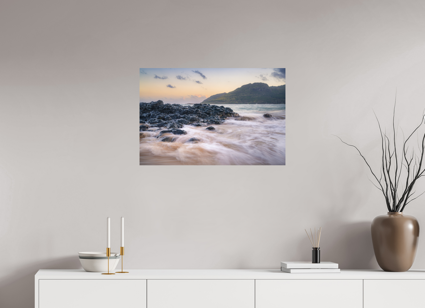 30 x 20″, Photo Print on Fuji Crystal DP II Lihue Sunset