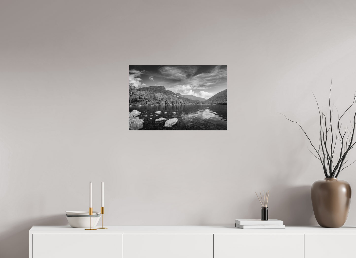24 x 16″, Photo Print on Fuji Crystal DP II Overlooking Echo Lake