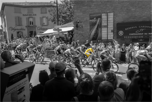 Main image Tour de France Leader Tadej Pogacar in the Yellow Jersey