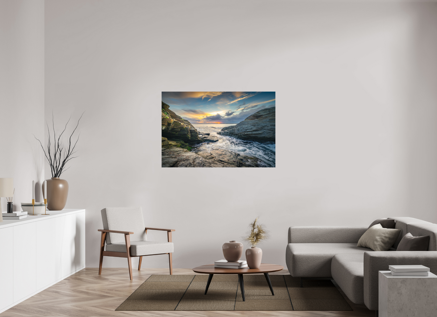 54 x 36″, Photo Print On Fuji Crystal DP II Vanishing Sun