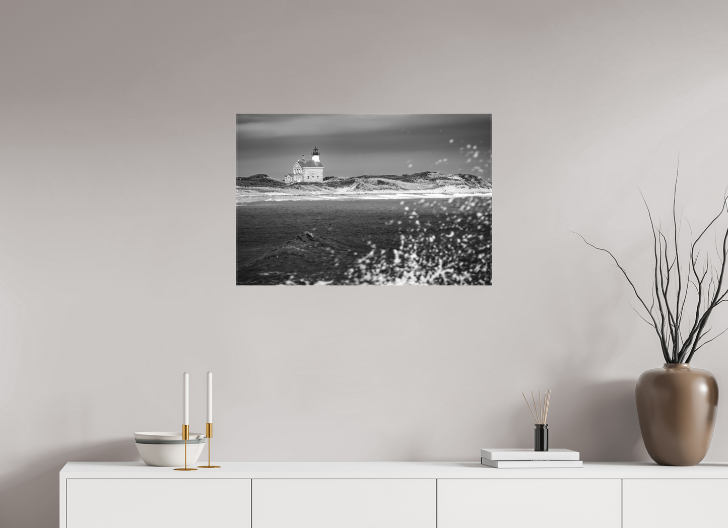 30 x 20″, Matte Canvas Print North Lighthouse