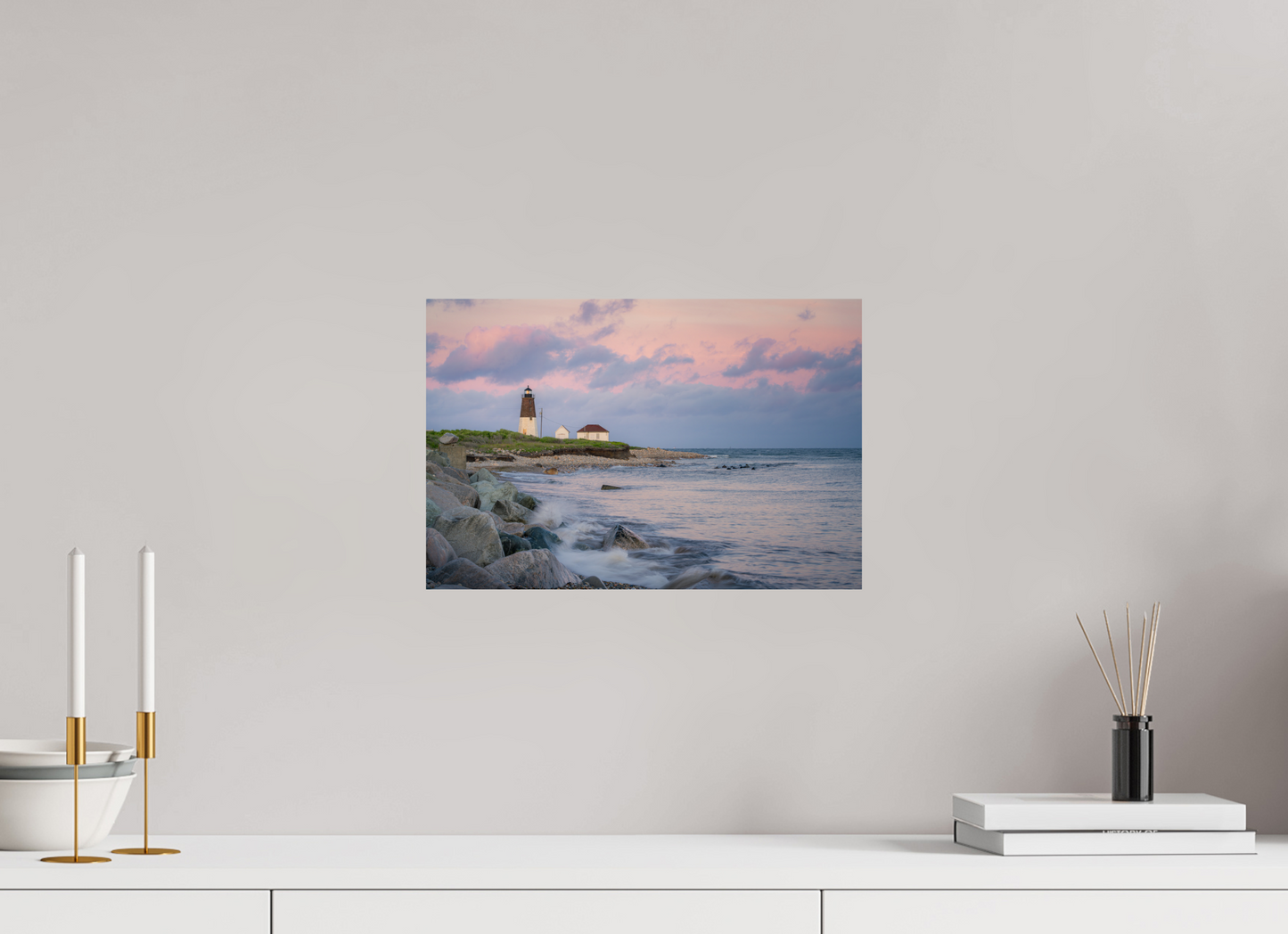 15 x 10″, Premium ChromaLuxe HD Aluminum Metal Print Quiet Sunset at Camp Cronin