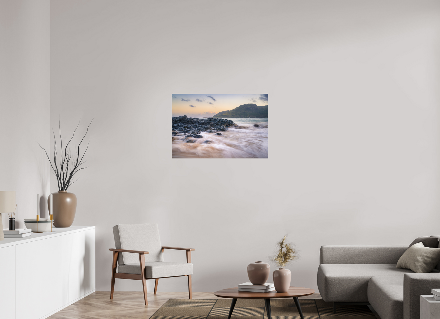 36 x 24″, Photo Print under Acrylic Glass Lihue Sunset