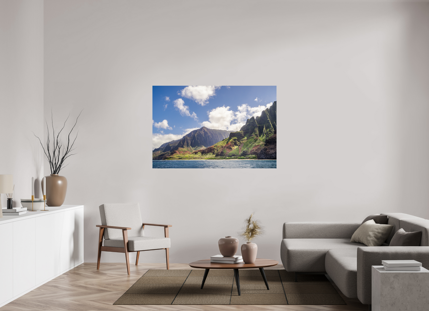 60 x 40″, Photo Print on Fujiflex High Gloss The Napali Coast