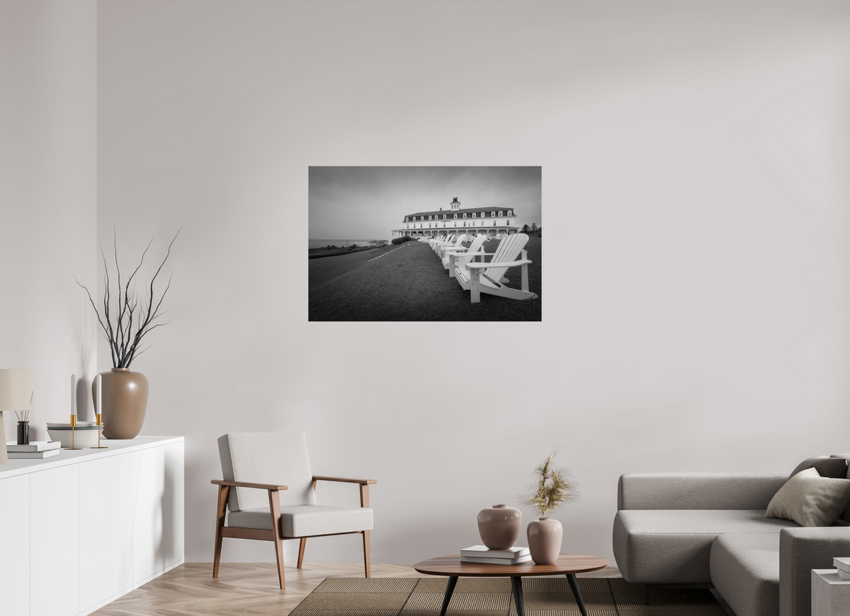 45 x 30″, Premium ChromaLuxe HD Aluminum Metal Print The Spring House
