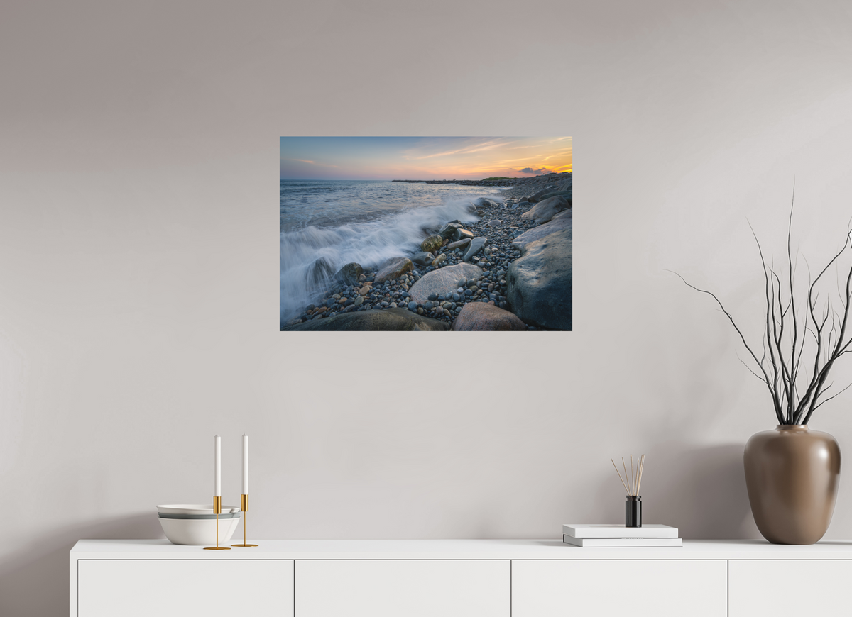 30 x 20″, Basic Matte Photo Print on Fuji Crystal DP II Paper Waves Crashing at Camp Cronin