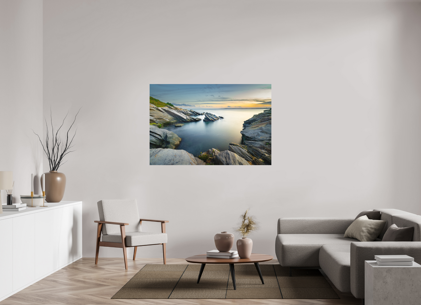 60 x 40″, Matte Photo Print on Fuji Crystal DP II Sunset and Solitude