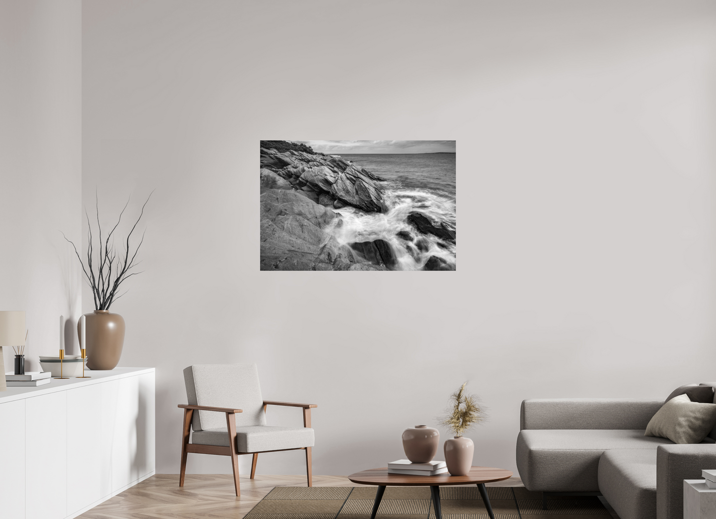 45 x 30″, Photo Print on Fujiflex High Gloss Beavertail Cliffs