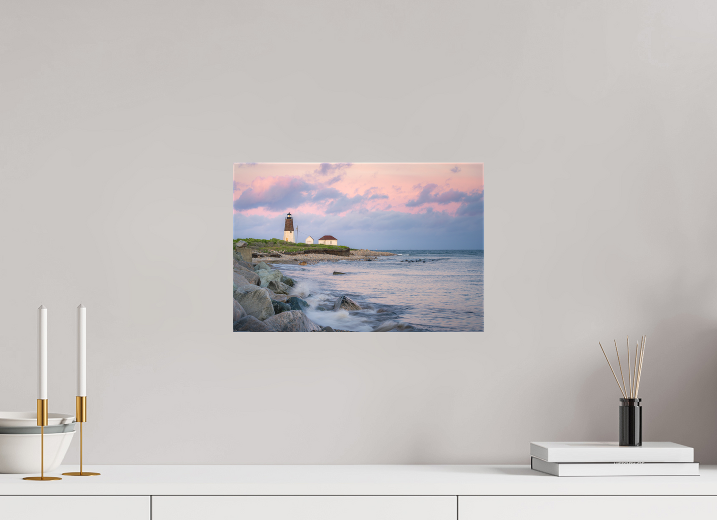 15 x 10″, Matte Canvas Print Quiet Sunset at Camp Cronin