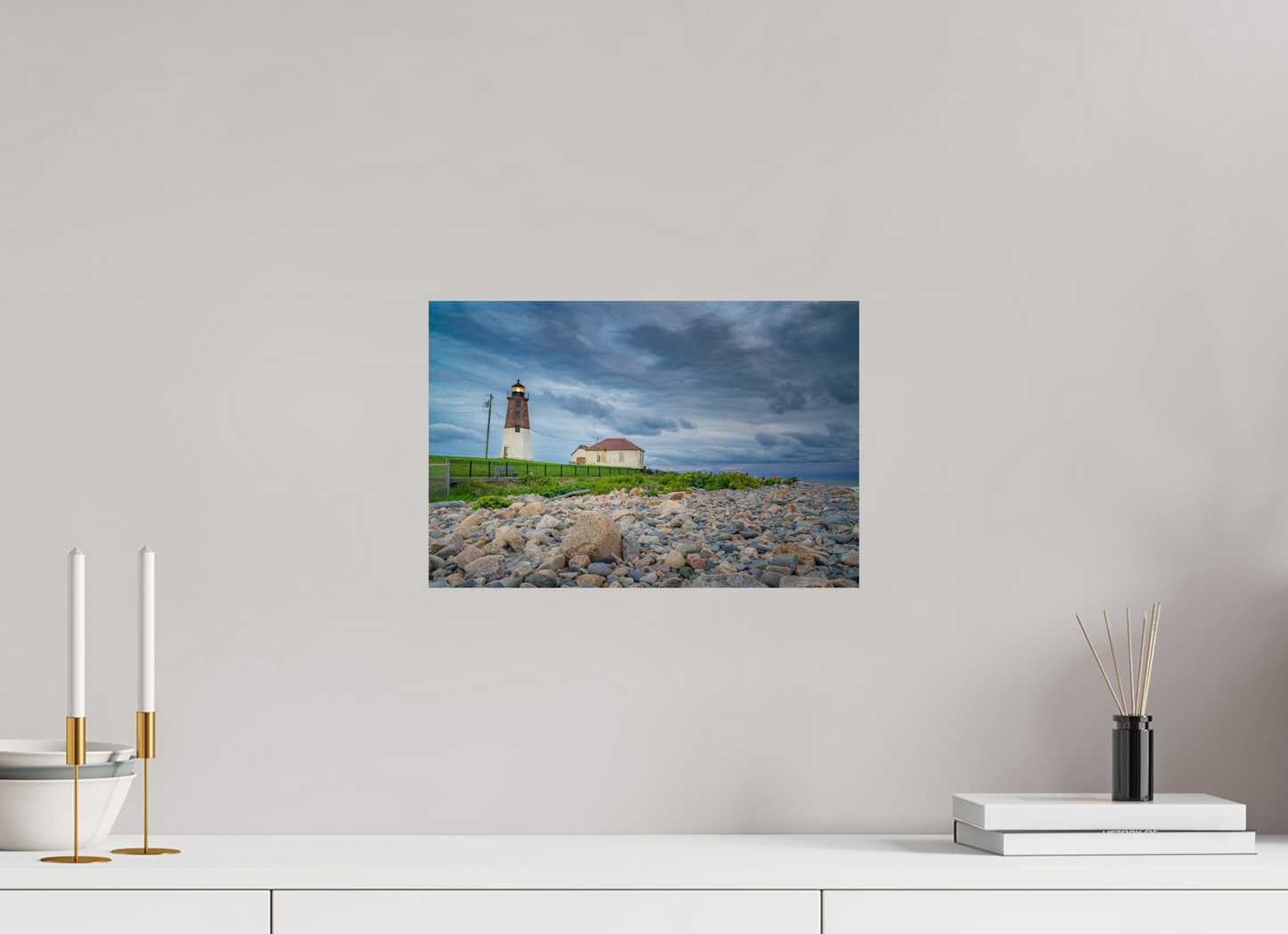 15 x 10″, Photo Print On Fuji Crystal DP II The Point Judith Lighthouse