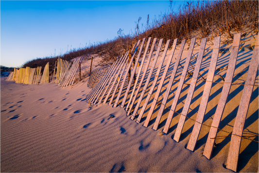 Main image Sunset Glow on Sand Hill Cove Dunes