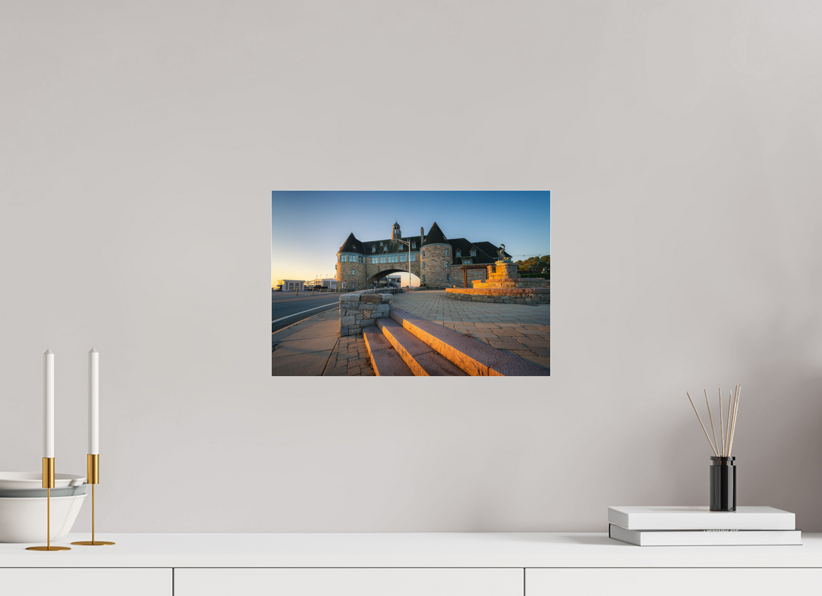 15 x 10″, Premium Photo Print under Acrylic Glass Golden Sunrise at The Towers