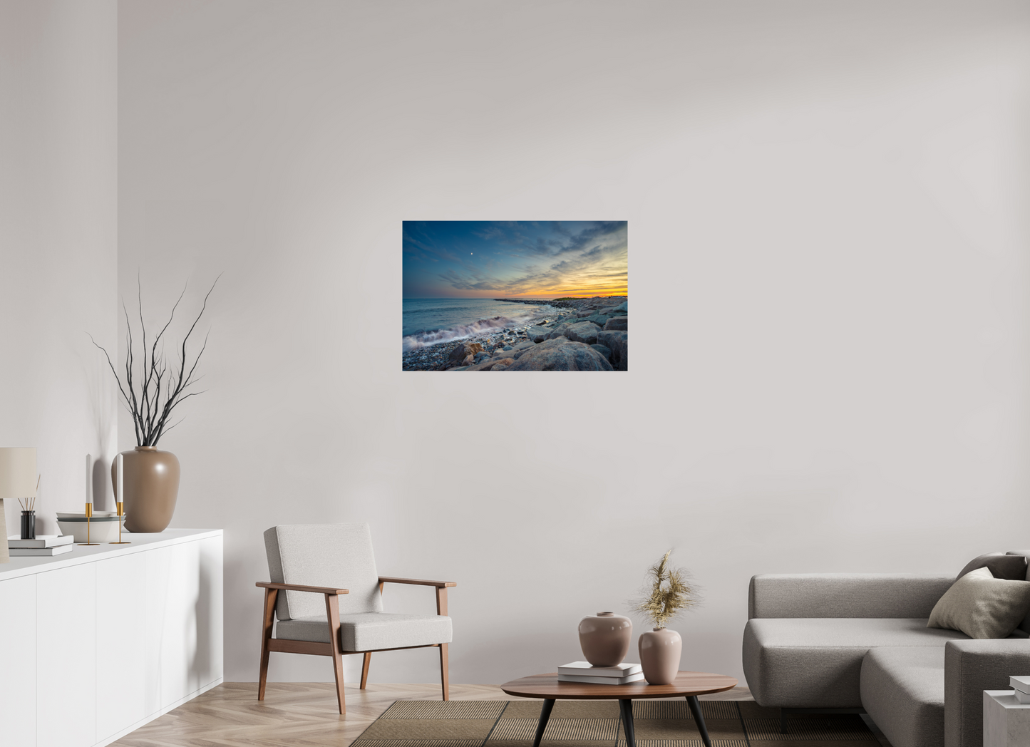 36 x 24″, Photo Print on Fuji Crystal DP II Sunset at Camp Cronin