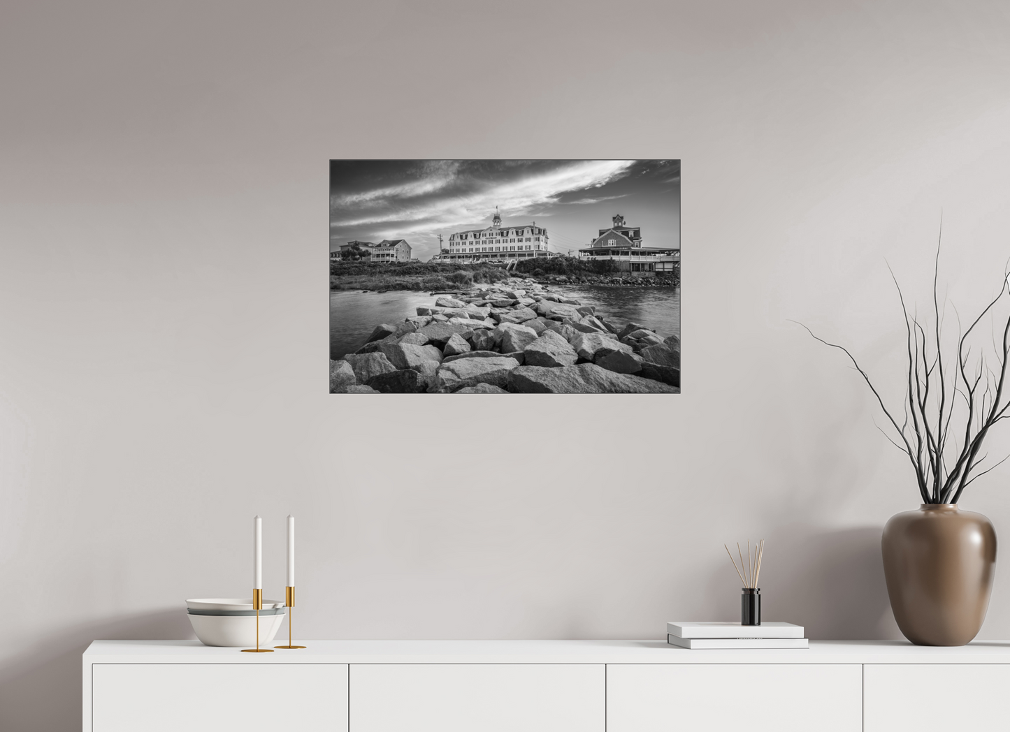 30 x 20″, Photo Print under Acrylic Glass with Black Slimline Case The National Hotel