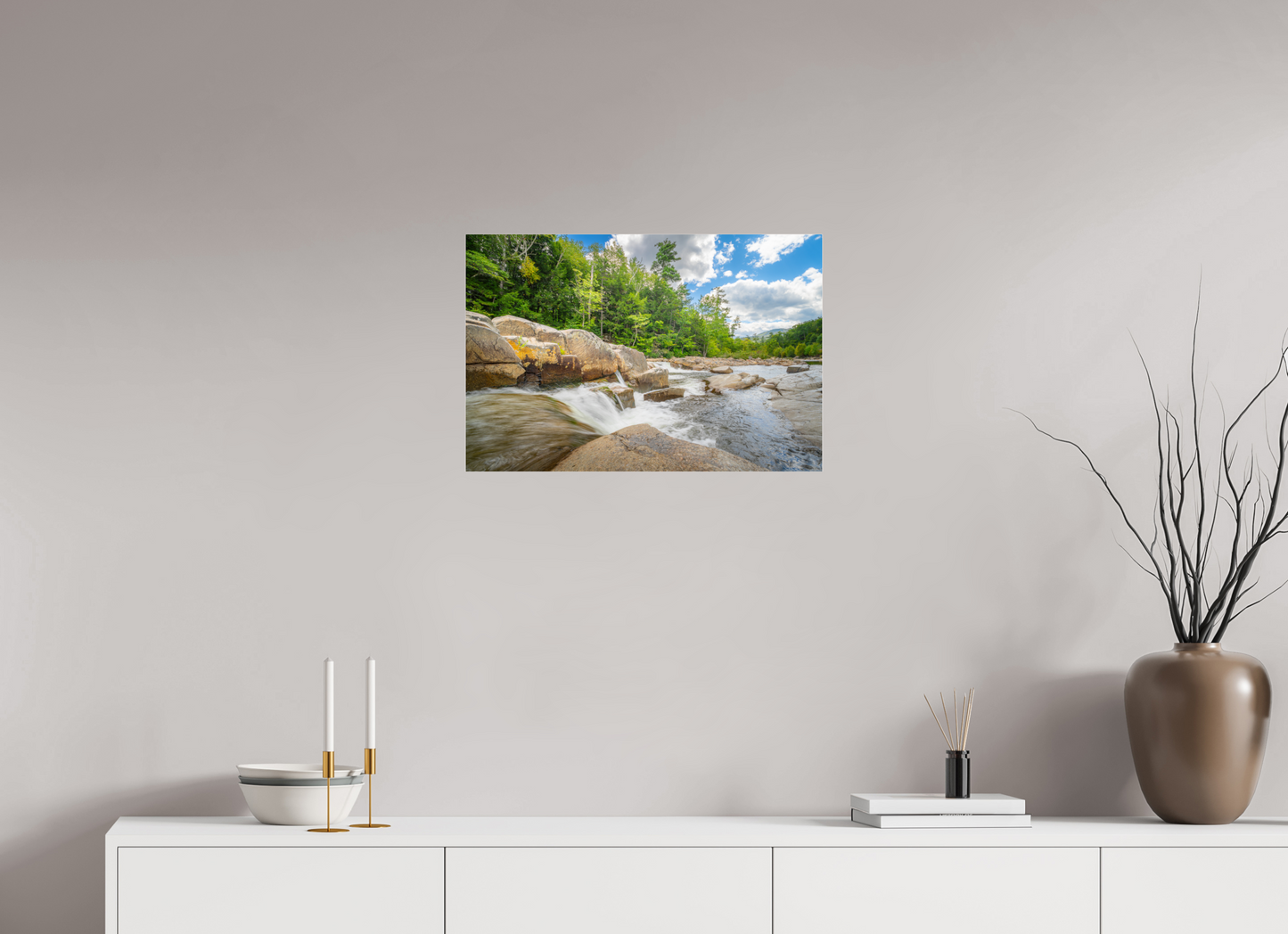 24 x 16″, Photo Print under Acrylic Glass Over the Falls