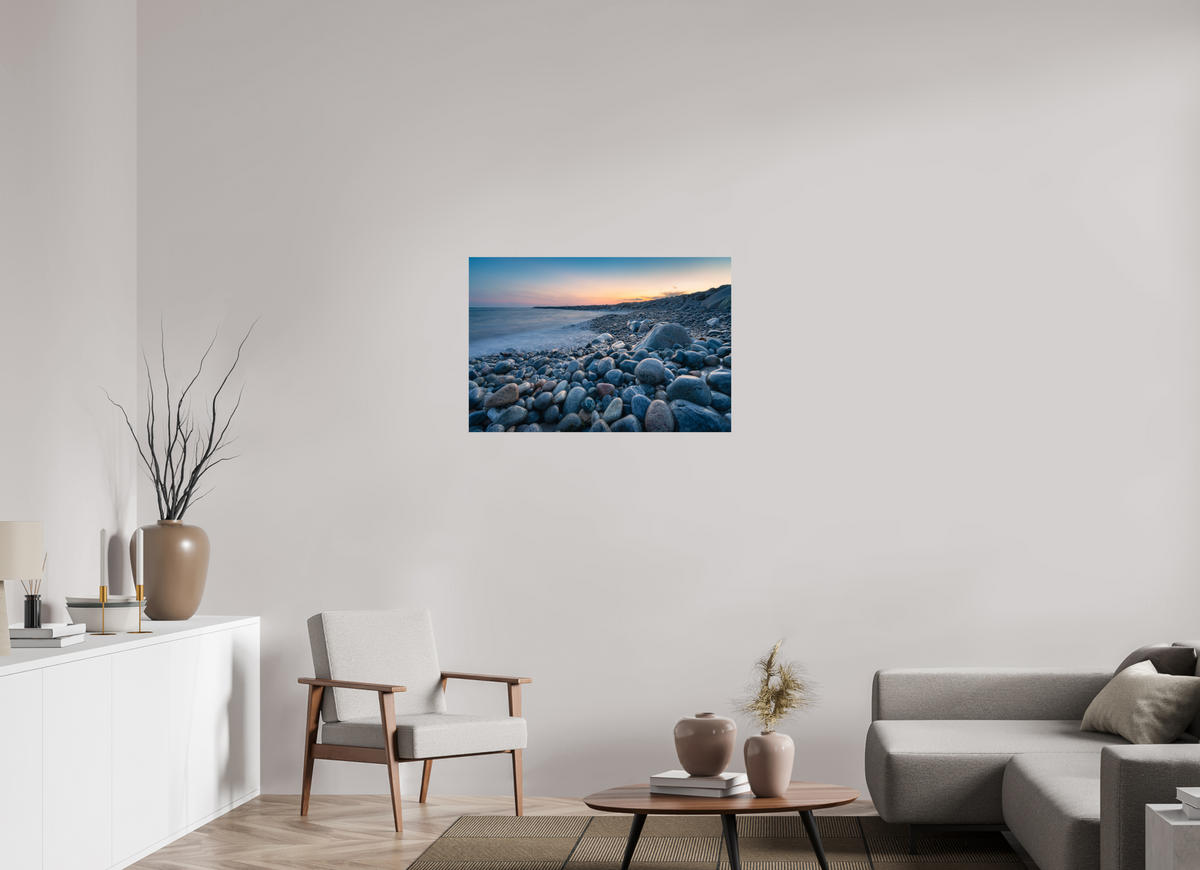 36 x 24″, Premium Photo Print on Fujiflex High Gloss Paper A Sea of Pebbles at Camp Cronin