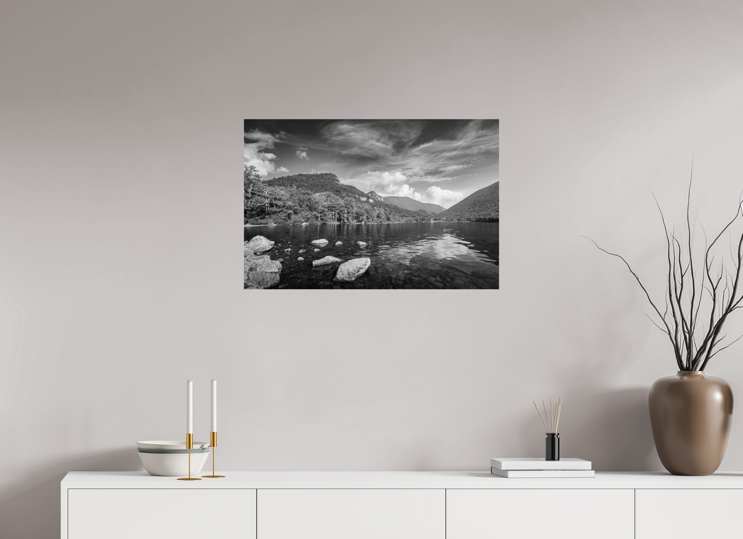 30 x 20″, Photo Print on Fujiflex High Gloss Overlooking Echo Lake