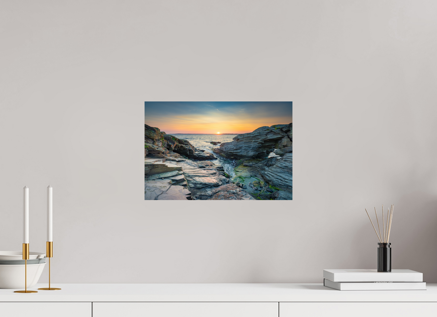 15 x 10″, ChromaLuxe HD Metal Print Sun on the Horizon