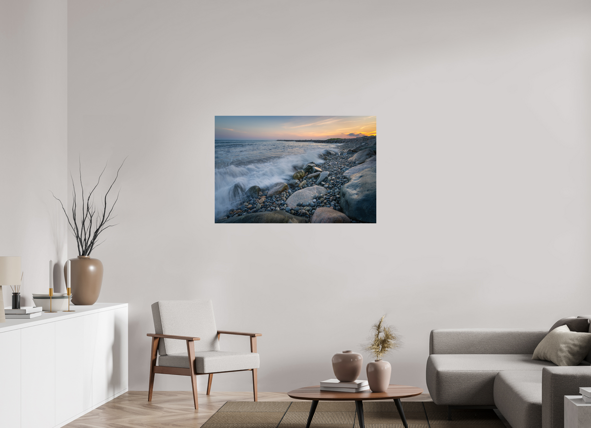 45 x 30″, Basic Photo Print on Fuji Crystal DP II Paper Waves Crashing at Camp Cronin